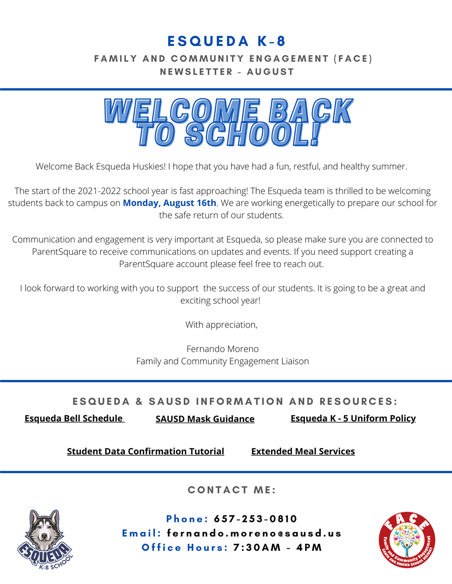 August Newsletter